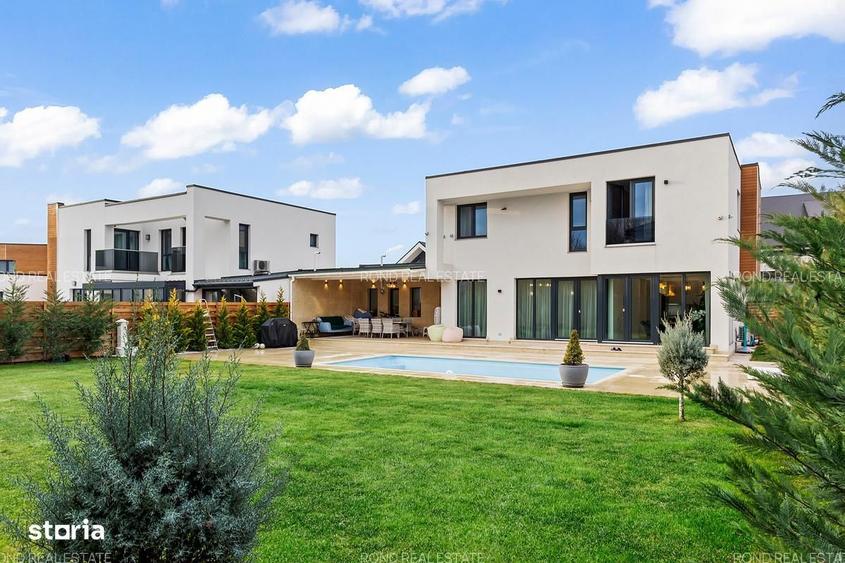 Vila design complet mobilata si utilata, cu piscina in Paradisul Verde - 8