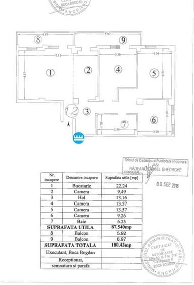 Apartament 4 camere de vanzare Galata - 6
