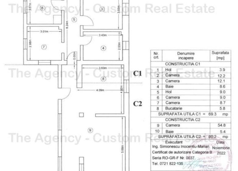 Casa individuala - 5 camere -2.400 mp - Corbeanca - 19