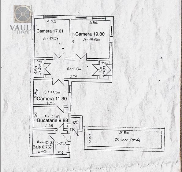 APARTAMENT 3 CAMERE-PIATA REGINA MARIA-COSBUC-PARC CAROL-CENTRALA - 8