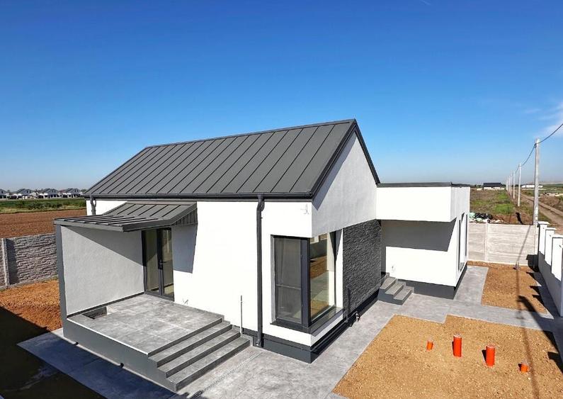 Casa individuala parter - 3 camere - 2 bai - teren 363mp - 1