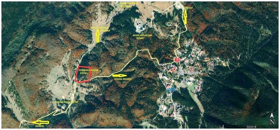 Teren intravilan Poiana Brasov  Poiana Cristianului - 1