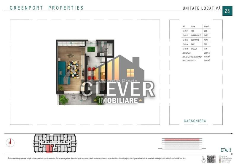 PROMO Garsoniera decomandata Th. Pallady Parcare BONUS PROMO Garsoniera decomandata Th. Pallady Parcare BONUS