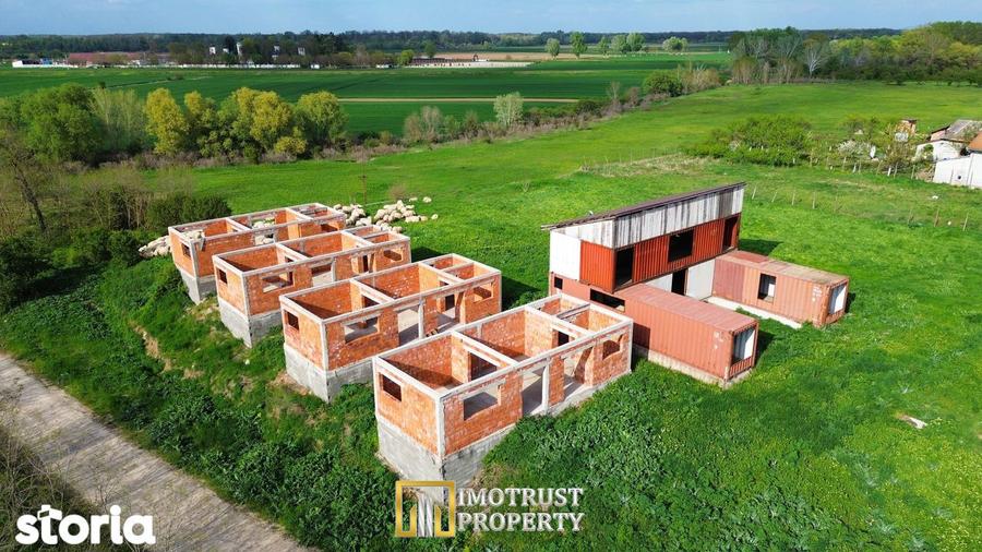 Casa moderna P+1 din containere teren 575 mp la 14km de Arad - 9