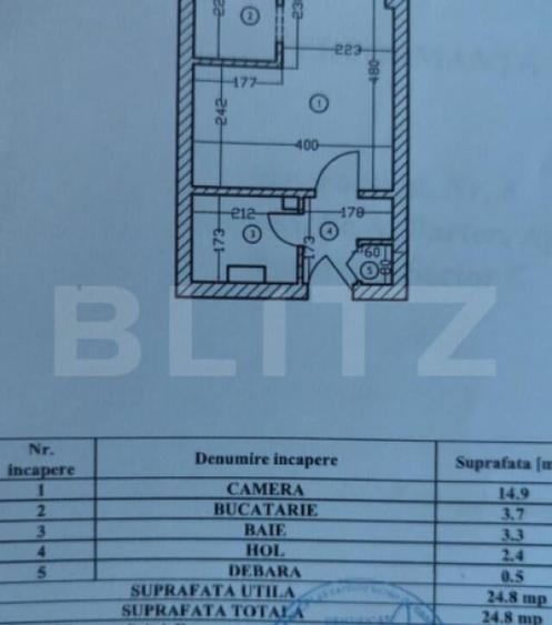 Garsoniera 25mp Petre Ispirescu Barca - 9