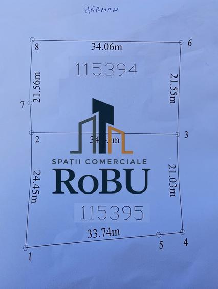 Teren in HARMAN bransat la curent, GRATIS COTA ACCES # RoBU Spatii comerciale - 7
