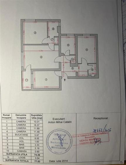 De vânzare apartament 4 camere Titan - 1