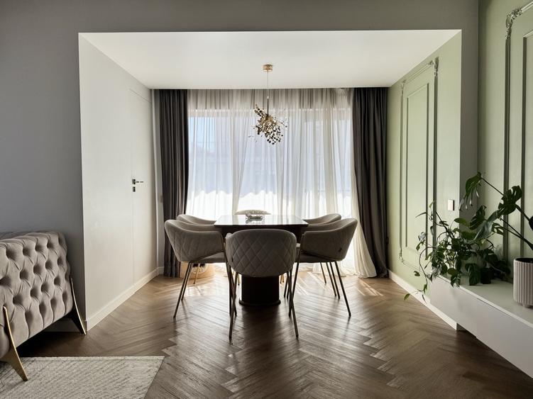 Apartament cu 3 camere semidecomandat, mobilat în Florești