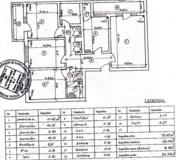 4 camere - centrala termica - parcare - Crangasi - 2