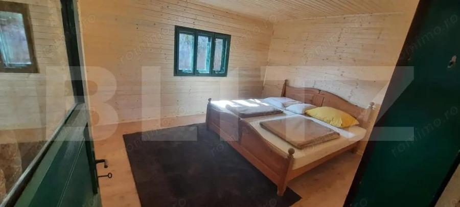 Cabana superba din barne de lemn, 64mp + 1000mp teren, zona montana ?ugag - 5