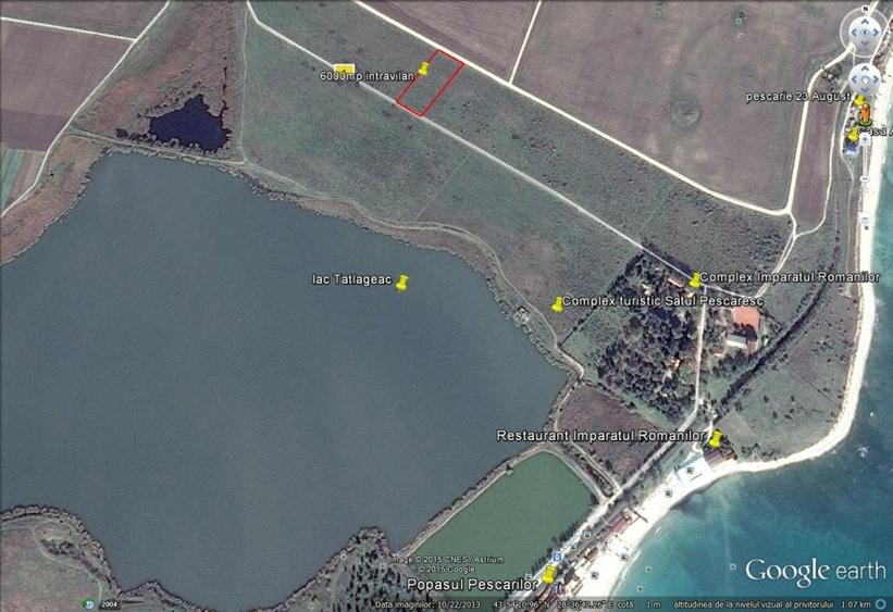 23August - Teren intravilan  6000mp 2fronturi de 46m  aproape de lac si mare - 2
