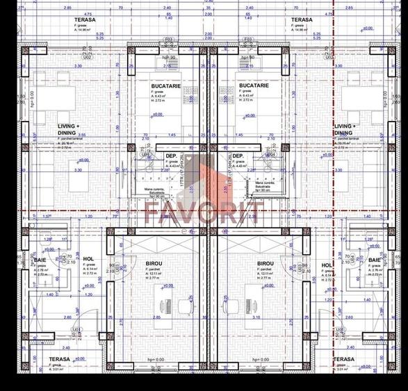Teren cu proiect pentru duplex in Timisoara . Zona rezidentiala - 4