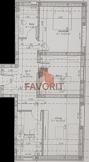 Apartament cu 3 camere decomandat, mobilat în Calea Urseni