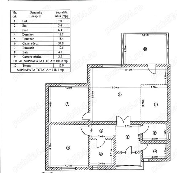 Casa individuala moderna, 3 camere + terasa, teren 400 mp Comuna Berceni - 7