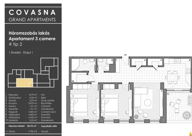 Edificiu cu proiect de apartamente aparthotel, Central, Cov - 13