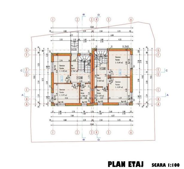 Duplex cu 5 camere cu Canalizare în Dâmbul Rotund