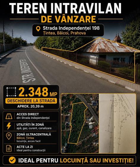 Teren de 2348 mp, în Ultracentral