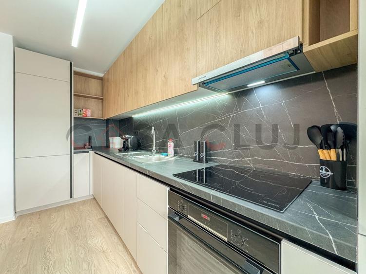 Apartament cu 2 camere semidecomandat, mobilat în Iris