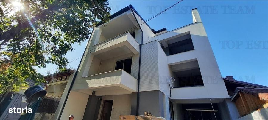 Vanzare apartament 3 camere parter cu gradina 80 mp, bloc nou, zona p - 7