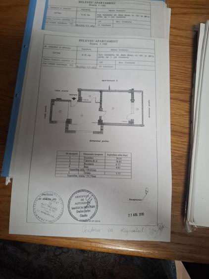 Apartament cu 2 camere nedecomandat în Central