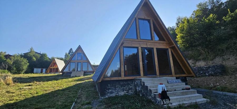 Cabana tip A frame munte cu CF si utilitati zona Plopi - 7