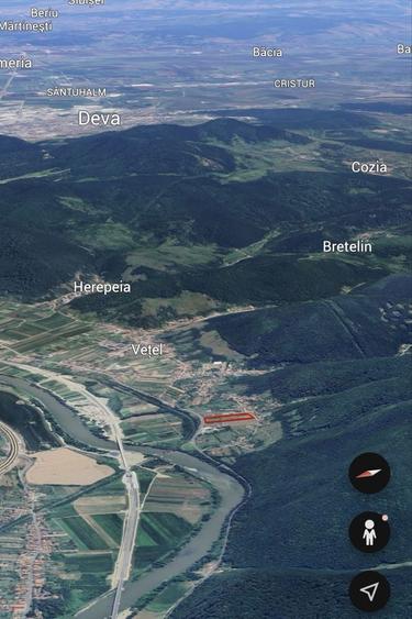 Variante/ Vand Teren intravilan in VETEL langa DEVA - 1