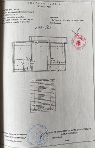 Vanzare Apartament 2 camere , Strada Turda , Sect 1, parc Regina Maria - 14