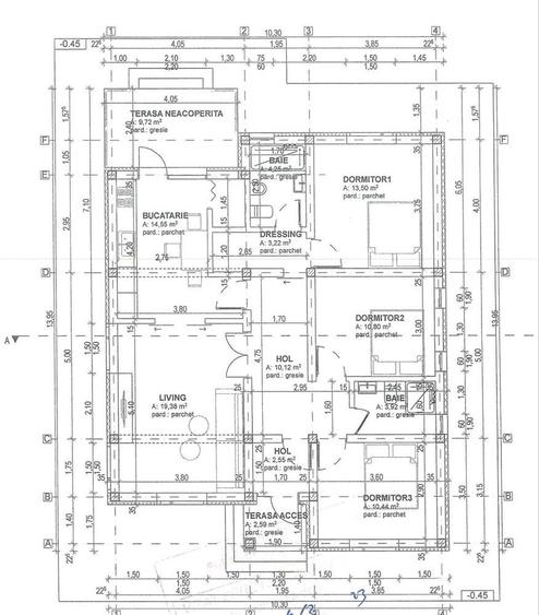Casa 4 camere - la Rosu , Tomesti- 115mp construiti cu beci si terasa - 4