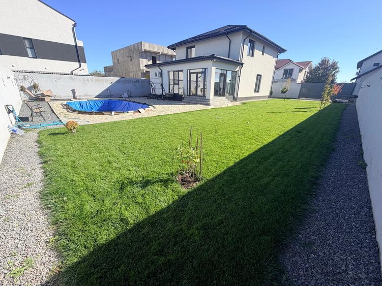 Casa moderna cu piscina P+1. 5 cam. Teren 603 mp - 1