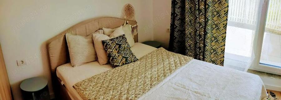 Tunari-City Nord Eminescu 2 camere, mobilat, curte, parcare - 8