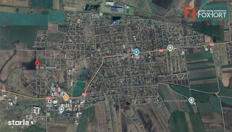 Teren de vanzare de 634 mp utili, zona Sacalaz - 1