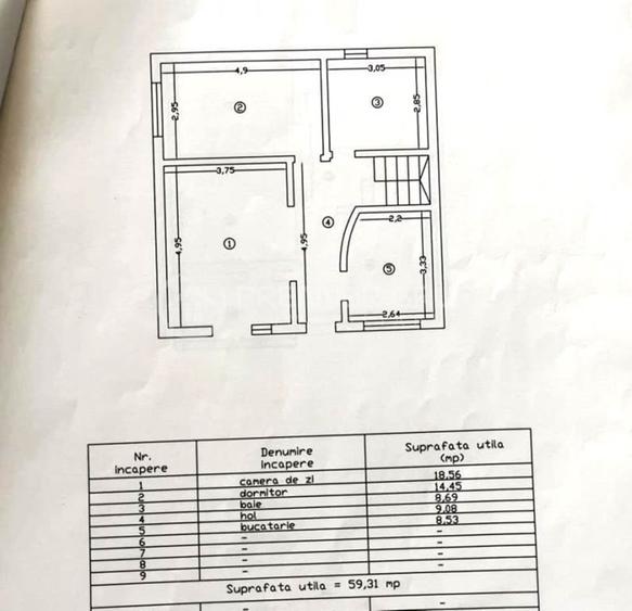 Casa 4 camere 120mp, racordata la toate utilitatile, 2010, loc de parcare - 11