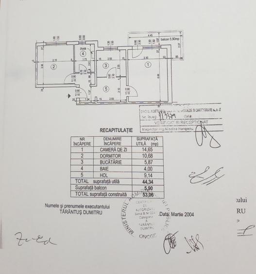 Apartament 2 camere, etaj 3,zona  Precista - 1
