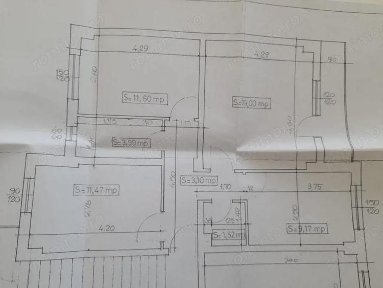 Spa?iu birouri 70 mpu, 4 camere decomandate, Bd. Gheorghe ?incai - 9