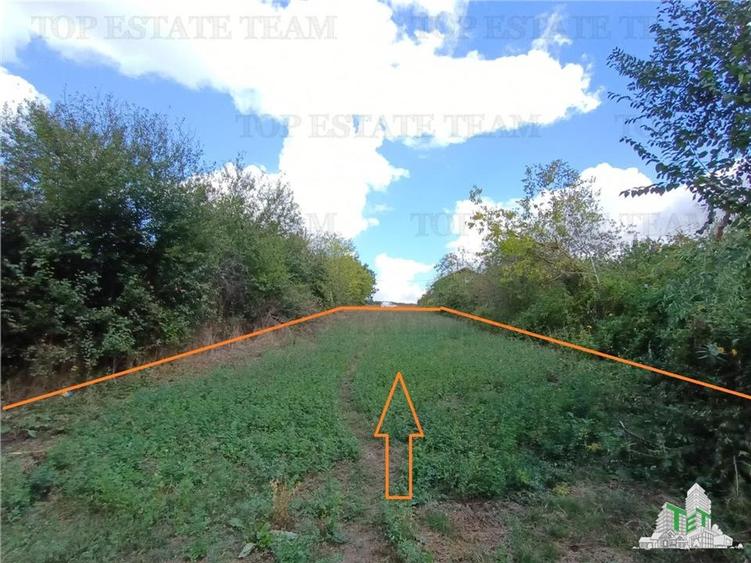 Teren intravilan, stradal in Petrachioaia IF, cu o SU de 1235 mp si deschidere - 6