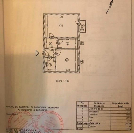 Dorobanti, Axinte Uricariu,apartament  de 2 camere, renovat integral - 7