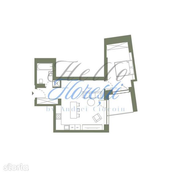 Apartament 2 camere, 52mp | Zona Dambul Rotund | Cluj-Napoca | - 3