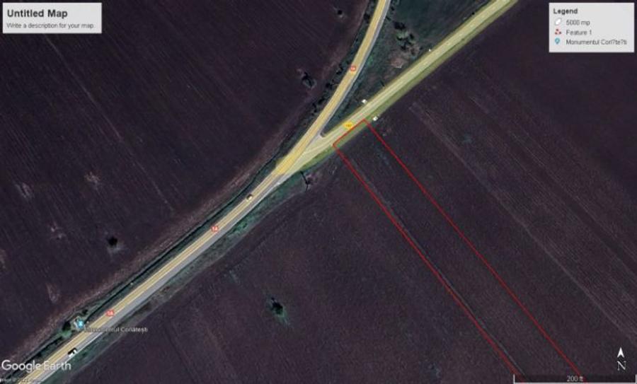 5,000mp  De-a lungul Drumului Inelar Sud-Vest Ploiești, Drumul DN1A si 157 - 2