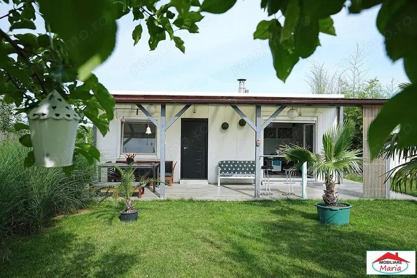 Casa cu teren 10 arii cu casa pe cadre metalice zona Panait Cerna - 15