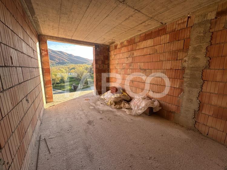 Vila premium Cisnadioara – panorama, piscina infinity, teren 485 mp - 6