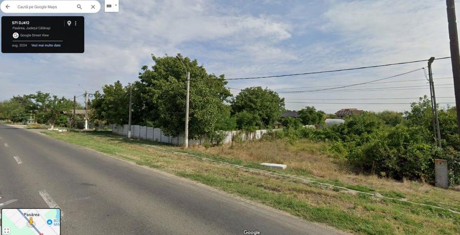 Vand teren intravilan in comuna Frumusanini, 57euro mp - 2