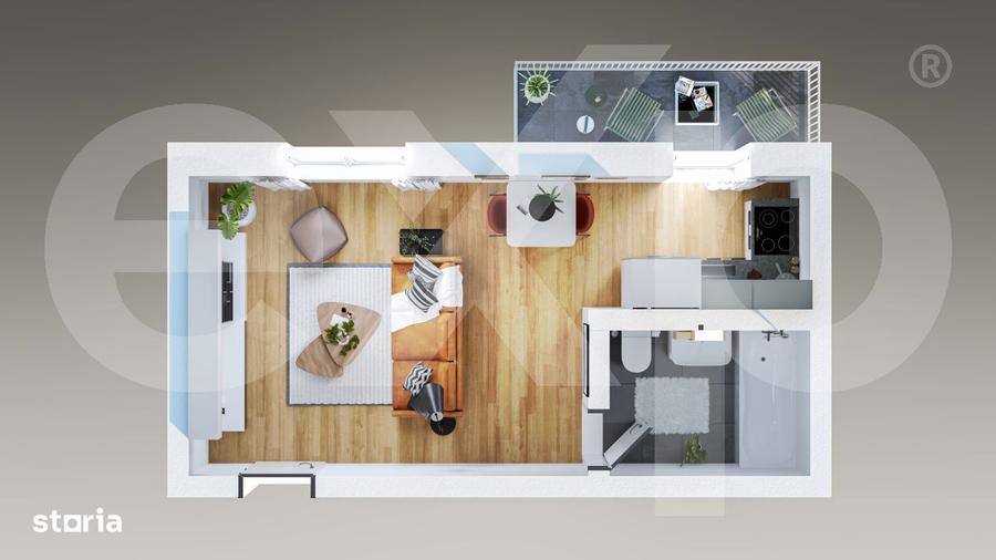 Garsoniera ideala pentru locuit sau investitie | Bloc NOU, Trivale - 4