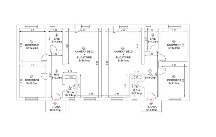 Duplex pe parter Dumbravita - 2