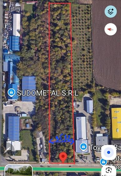 Calea Republicii teren intravilan industrial-langa Toyota - 1