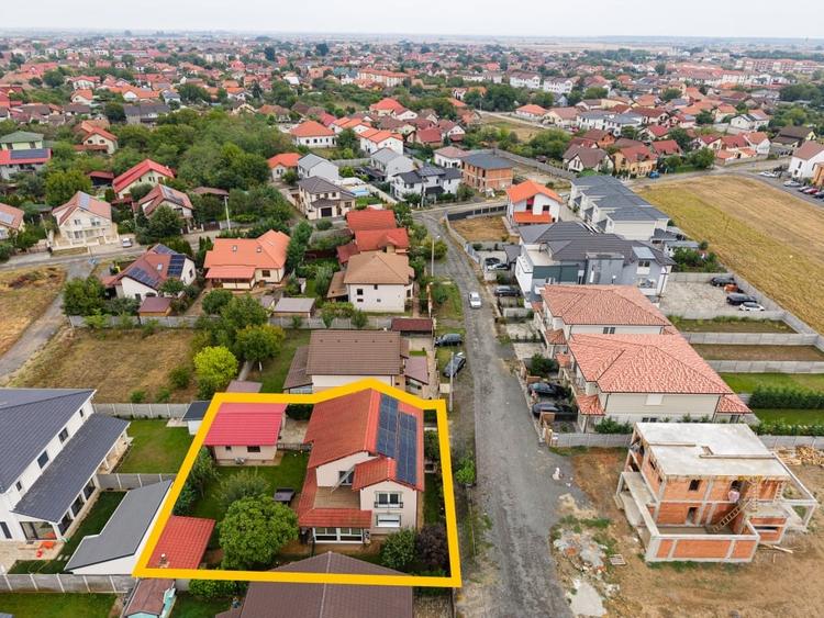 Casă mare 5 camere+casă mică, panouri, curte amenajată – Giroc, Comision 0 - 1