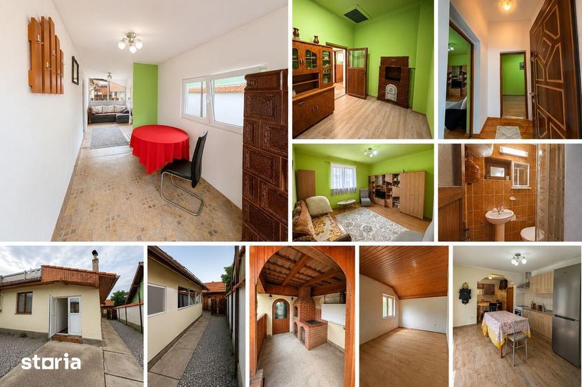 Casa 86 mp utili + 266 mp curte, Orlat zona foarte linistita, 18 m - 2