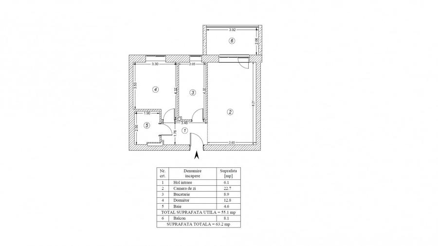 Greenfield Baneasa inchiriere apartament 2 camere loc parcare inclus tva inclus - 22