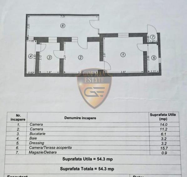 CASA 2 camere, 58mp TOMIS II teren 84 mp, centrala gaze, aer conditionat parcare - 24
