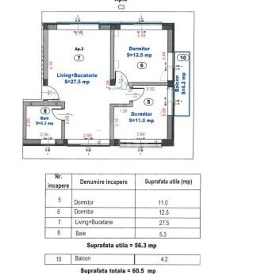 🏡 Apartament modern cu 3 camere în Turnișor – Comision 0%! - 4