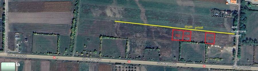 Terenuri de vanzare cu PUZ, acces asfaltat in Stupinii Prejmerului - 4
